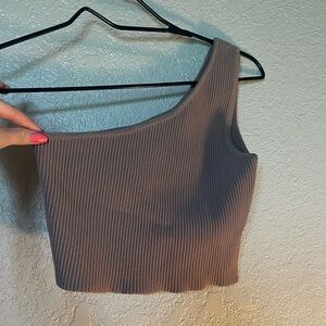 Cropped One shoulder Top